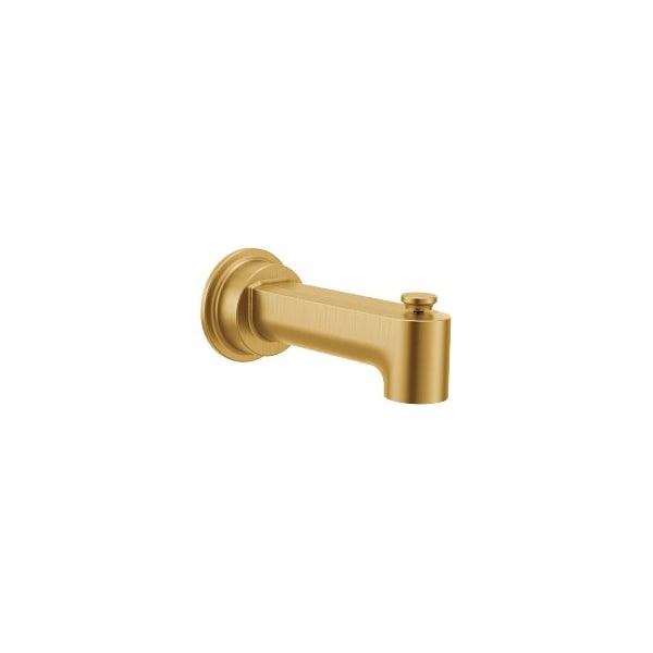 Greenfield Diverting Tub Spout in Brushed Gold